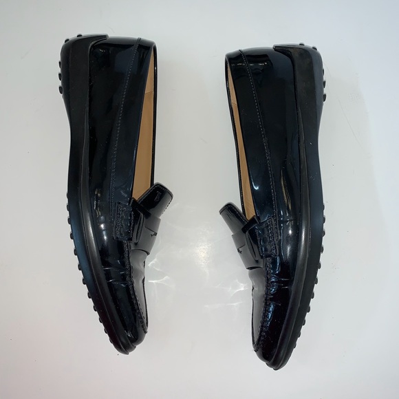 Tod’s Black Patent Leather Loafers 8.5 - Picture 6 of 8